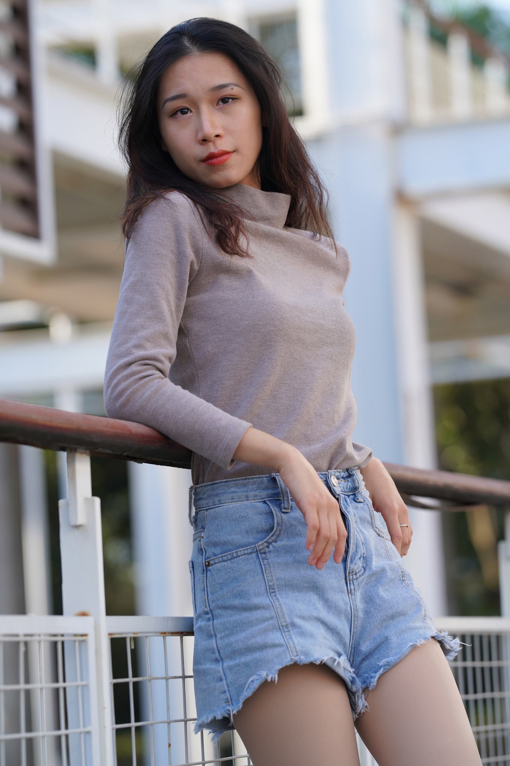 图片[8]-精选精选街拍作品 NO.1735 影行者街拍作品 – 暖阳下的肉丝女孩[88P]-草丛看图