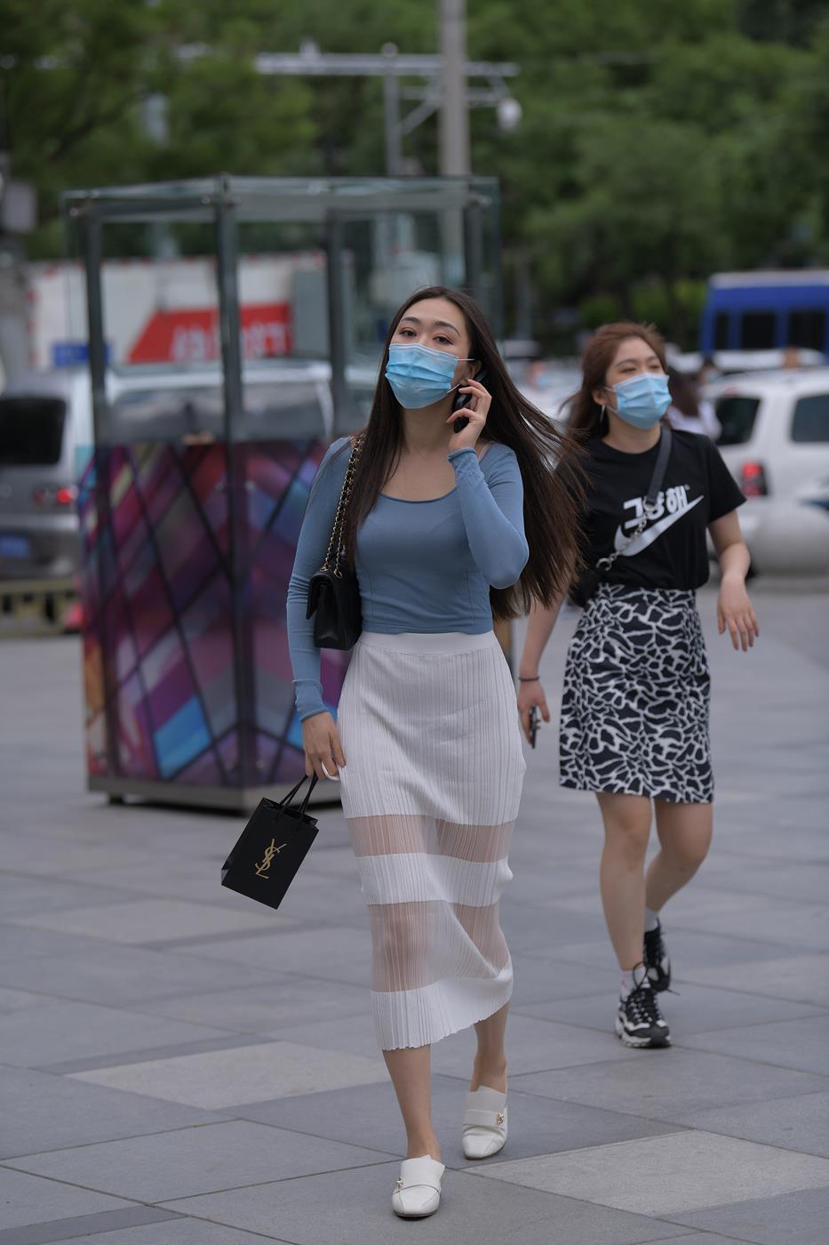 图片[3]-精选精选街拍作品 NO.1566 红石街拍作品 – 蓝色姓感[34P]-草丛看图