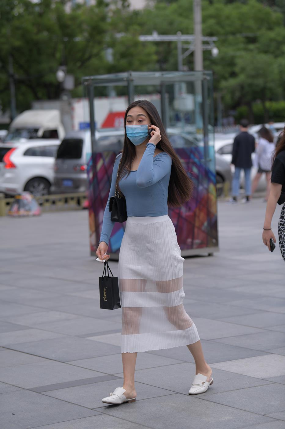 图片[5]-精选精选街拍作品 NO.1566 红石街拍作品 – 蓝色姓感[34P]-草丛看图