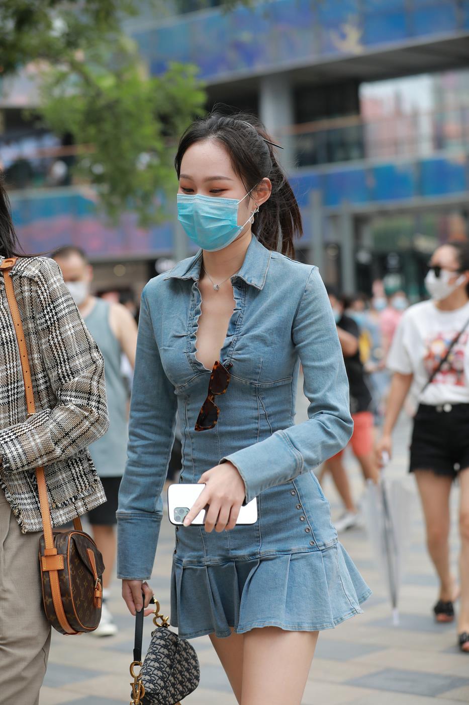 图片[7]-精选魔镜街拍 NO.147 长腿小解解 [173P]-草丛看图