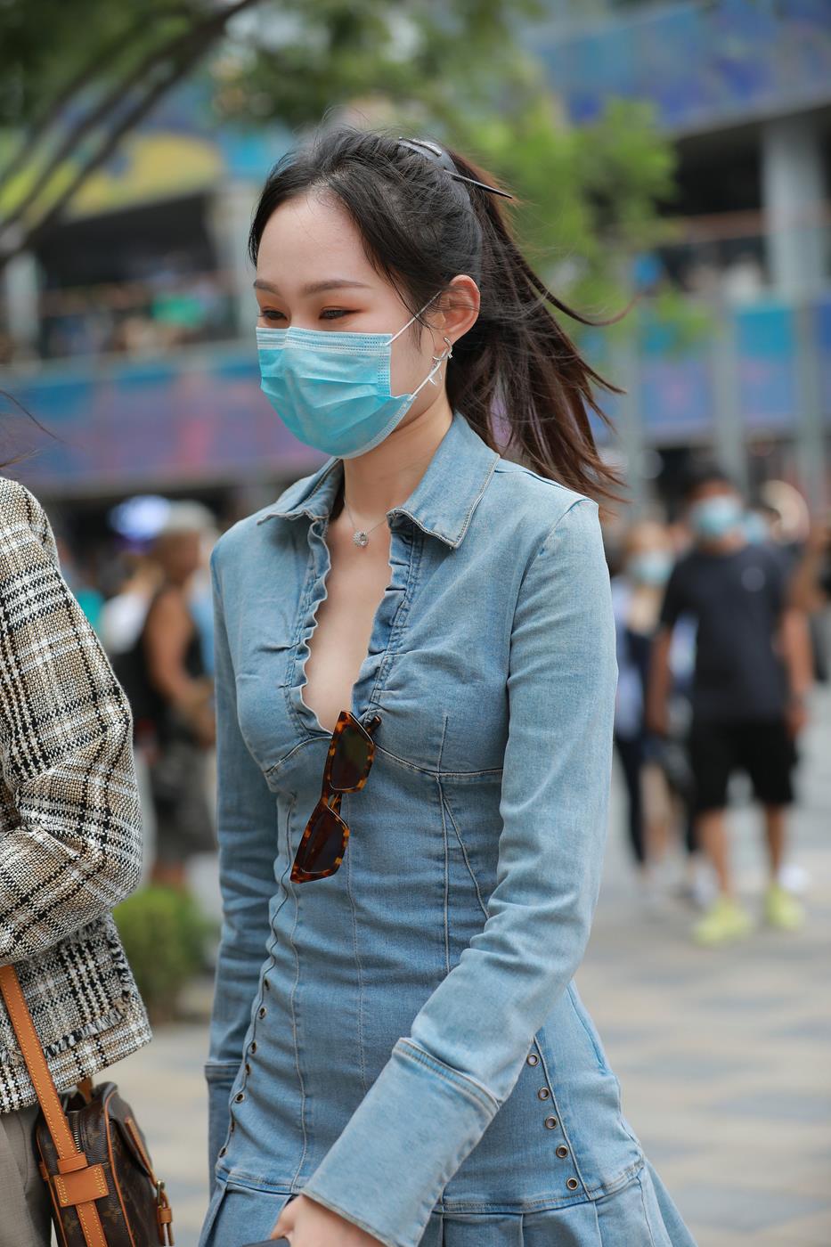 图片[4]-精选魔镜街拍 NO.147 长腿小解解 [80P]-草丛看图