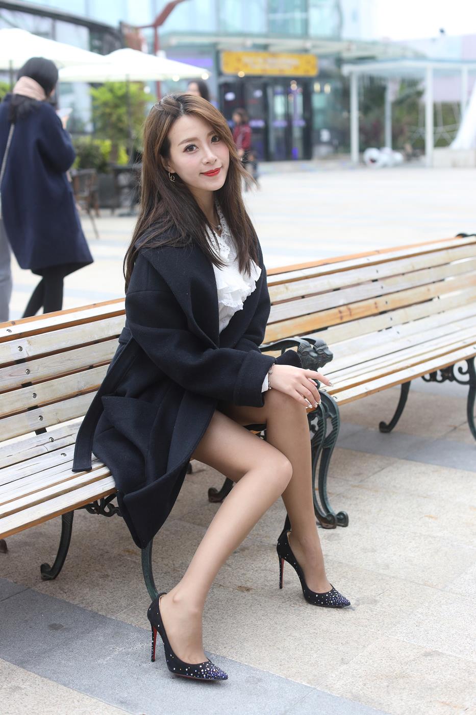 图片[4]-精选精选街拍作品 NO.1555 辉辉模拍作品 极品女神妮妮的咖啡色丝袜[92P]-草丛看图