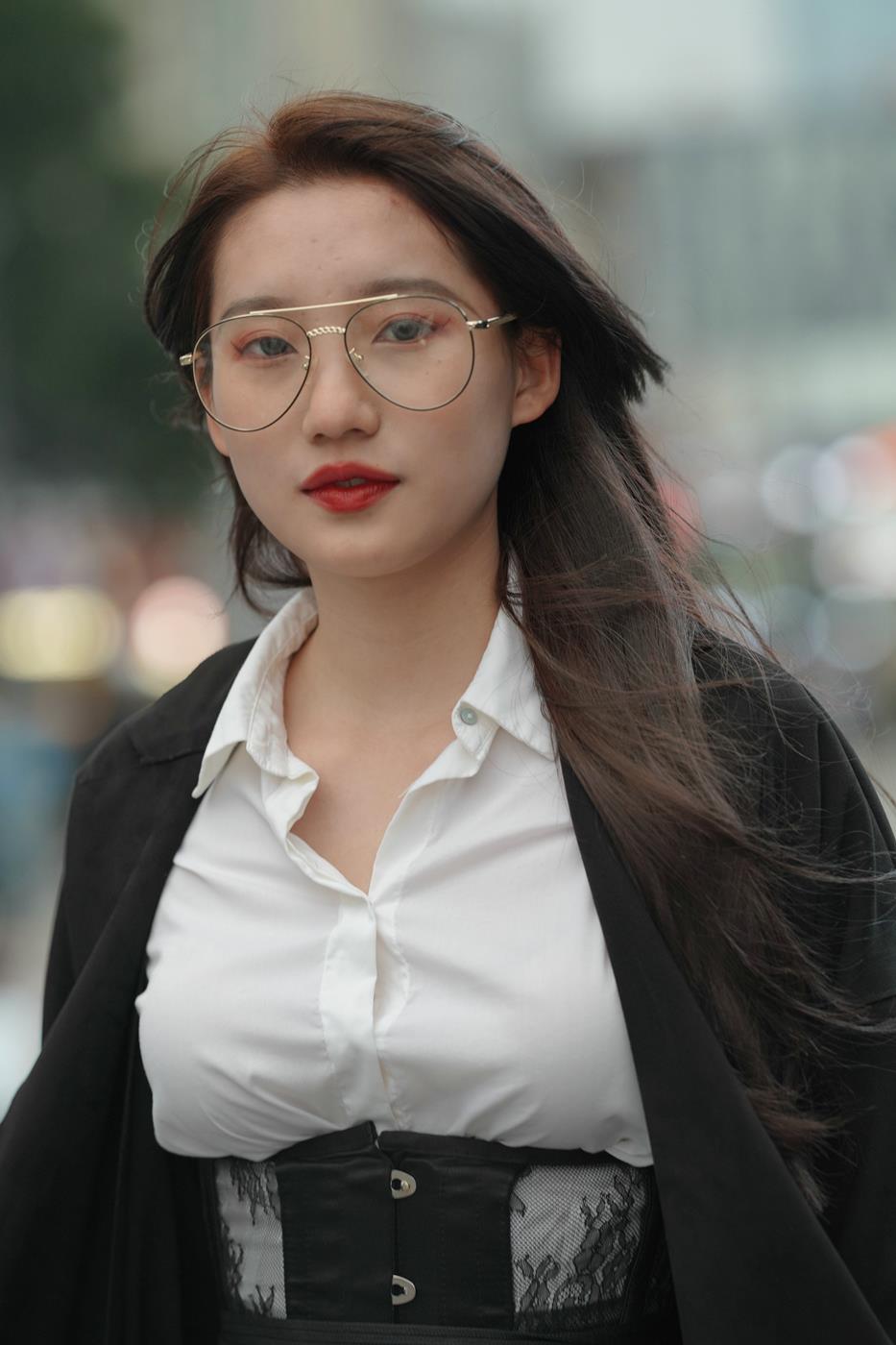 图片[7]-精选魔镜街拍 NO.160 黑丝大长腿 [80P]-草丛看图