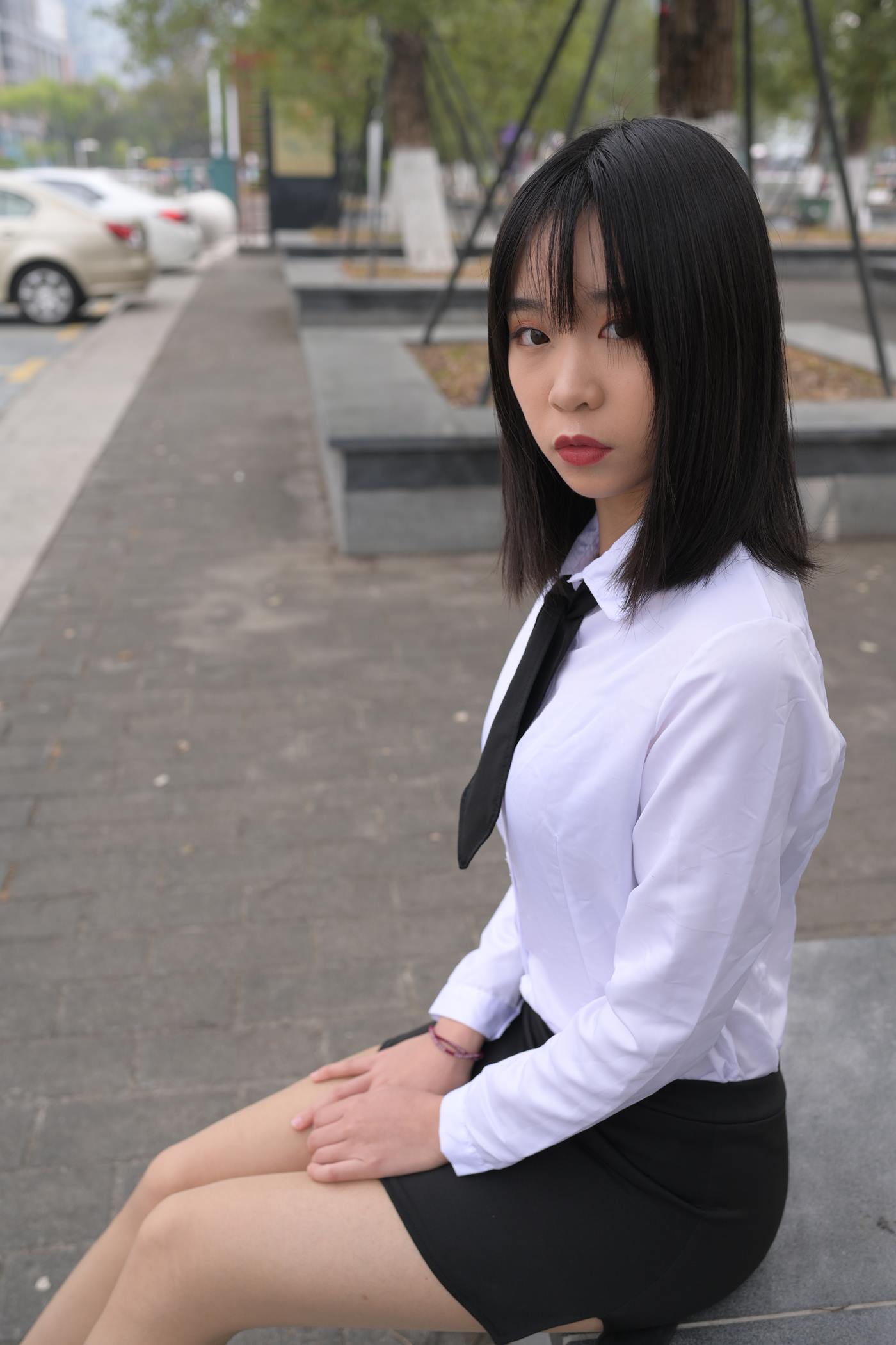 图片[6]-精选魔镜街拍 NO.084 程生街拍-商城推销美女长腿肉丝至服 [52P]-草丛看图