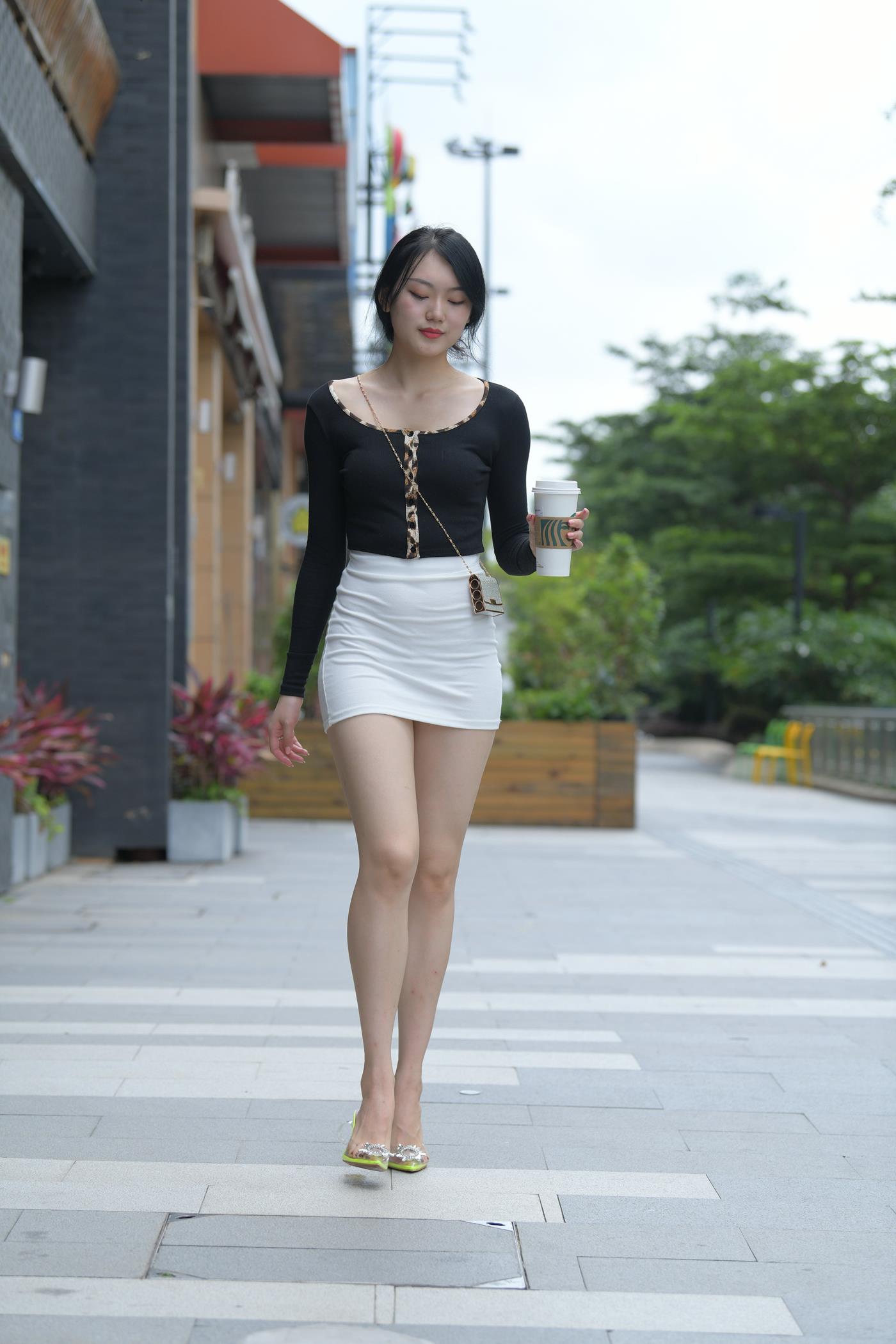 图片[8]-精选魔镜街拍 NO.130 白裙女子 [40P]-草丛看图