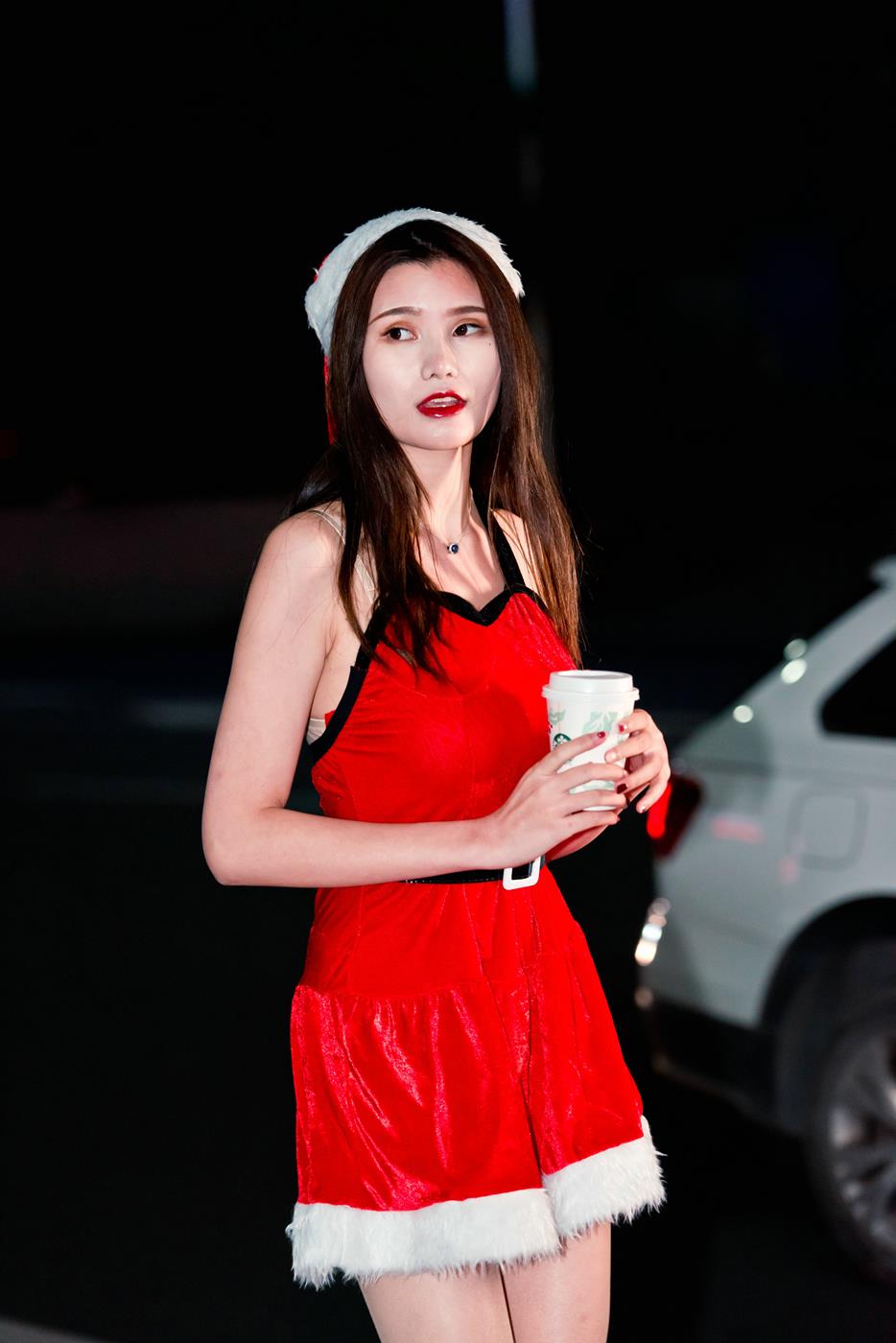 图片[7]-精选魔镜街拍 NO.124 寒风中的极品肉丝圣诞美仁婷婷 [56P]-草丛看图