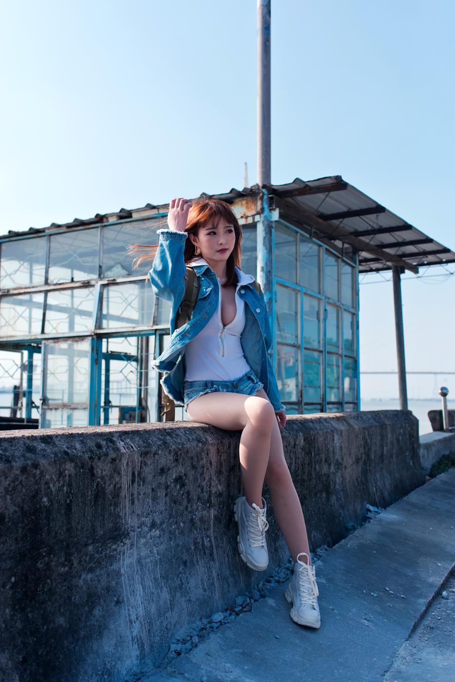 图片[7]-精选魔镜街拍 NO.055 海鸥岛肉丝牛仔街拍 [52P]-草丛看图