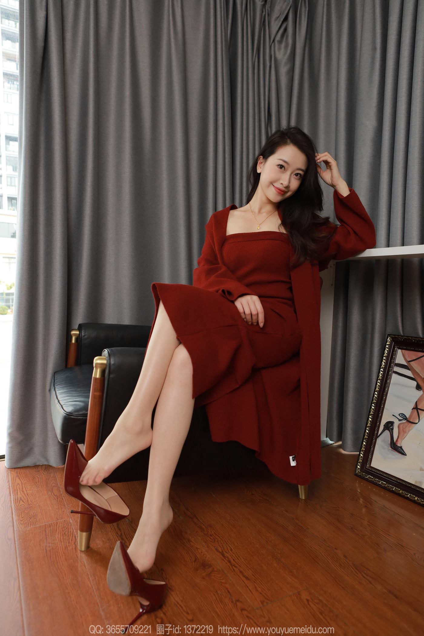 图片[7]-精选[IESS异思趣向] 2025.01.27 丝享家1961：小婕《红色针织裙（上）》[88P]-草丛看图