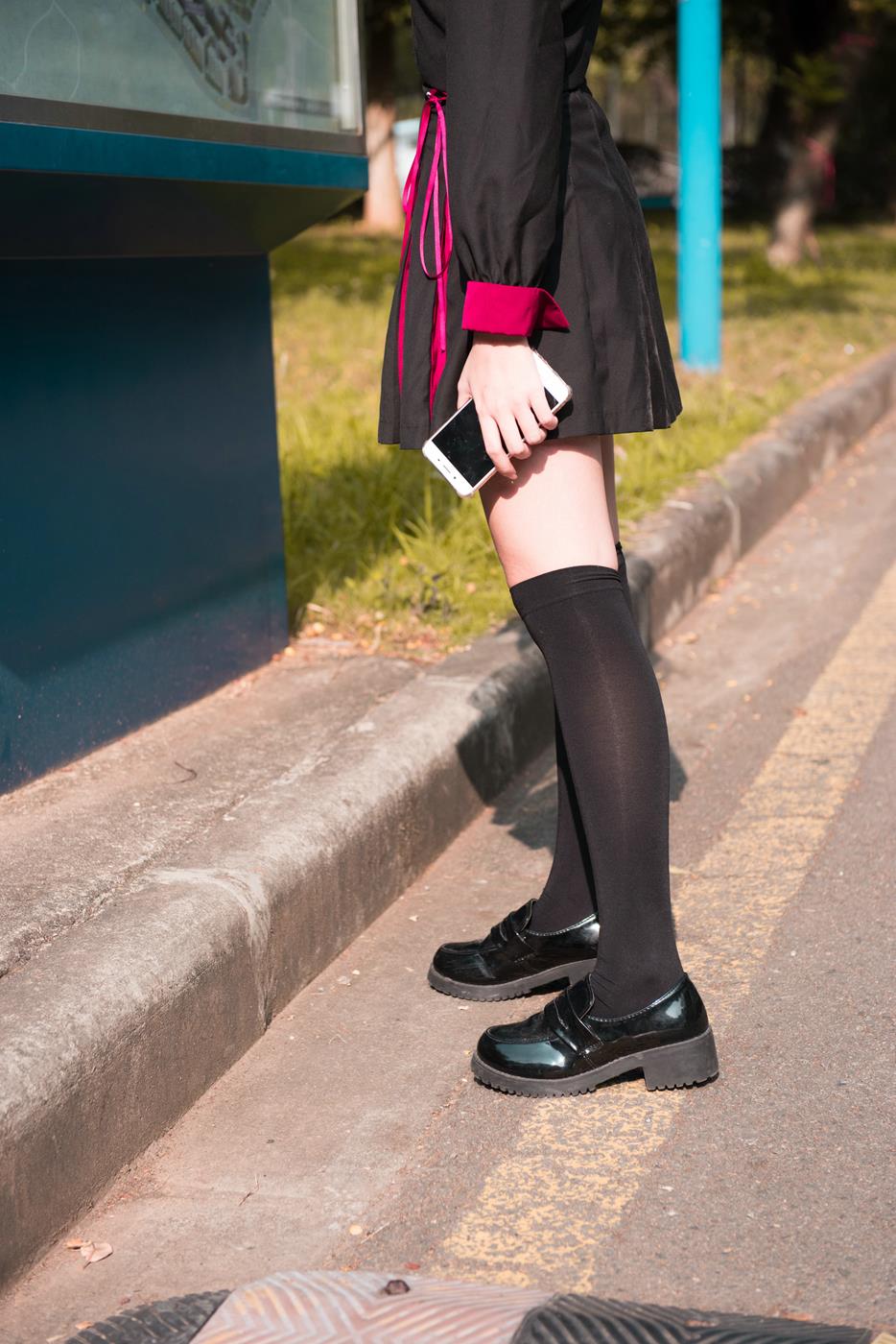 图片[3]-精选魔镜街拍 NO.141 活力美术生JK美少女 [60P]-草丛看图