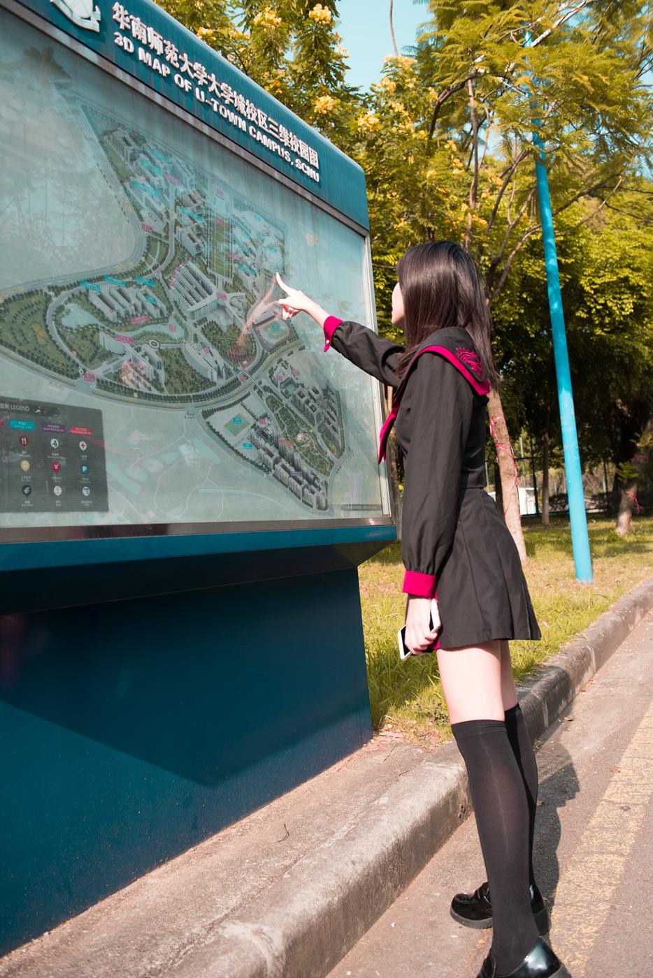 图片[4]-精选魔镜街拍 NO.141 活力美术生JK美少女 [60P]-草丛看图