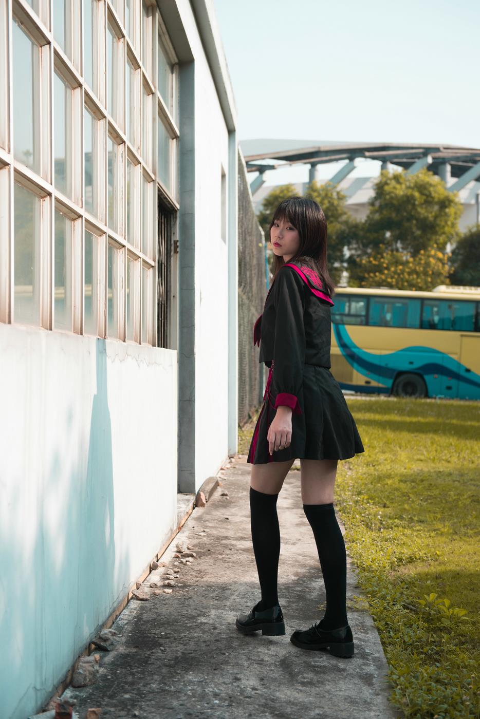 图片[5]-精选魔镜街拍 NO.141 活力美术生JK美少女 [60P]-草丛看图