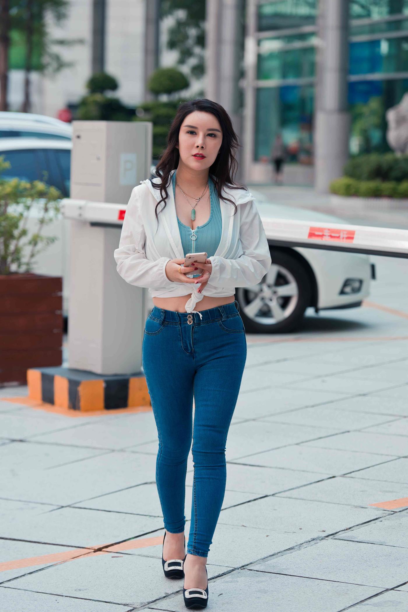 图片[2]-魔镜街拍 NO.032 街拍牛仔裤高跟 [90P]-草丛看图