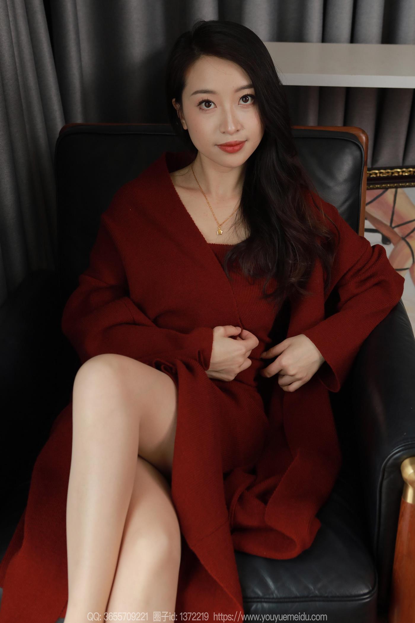 图片[6]-精选[IESS异思趣向] 2025.01.31 丝享家1965：小婕《红色针织裙（下）》[69P]-草丛看图