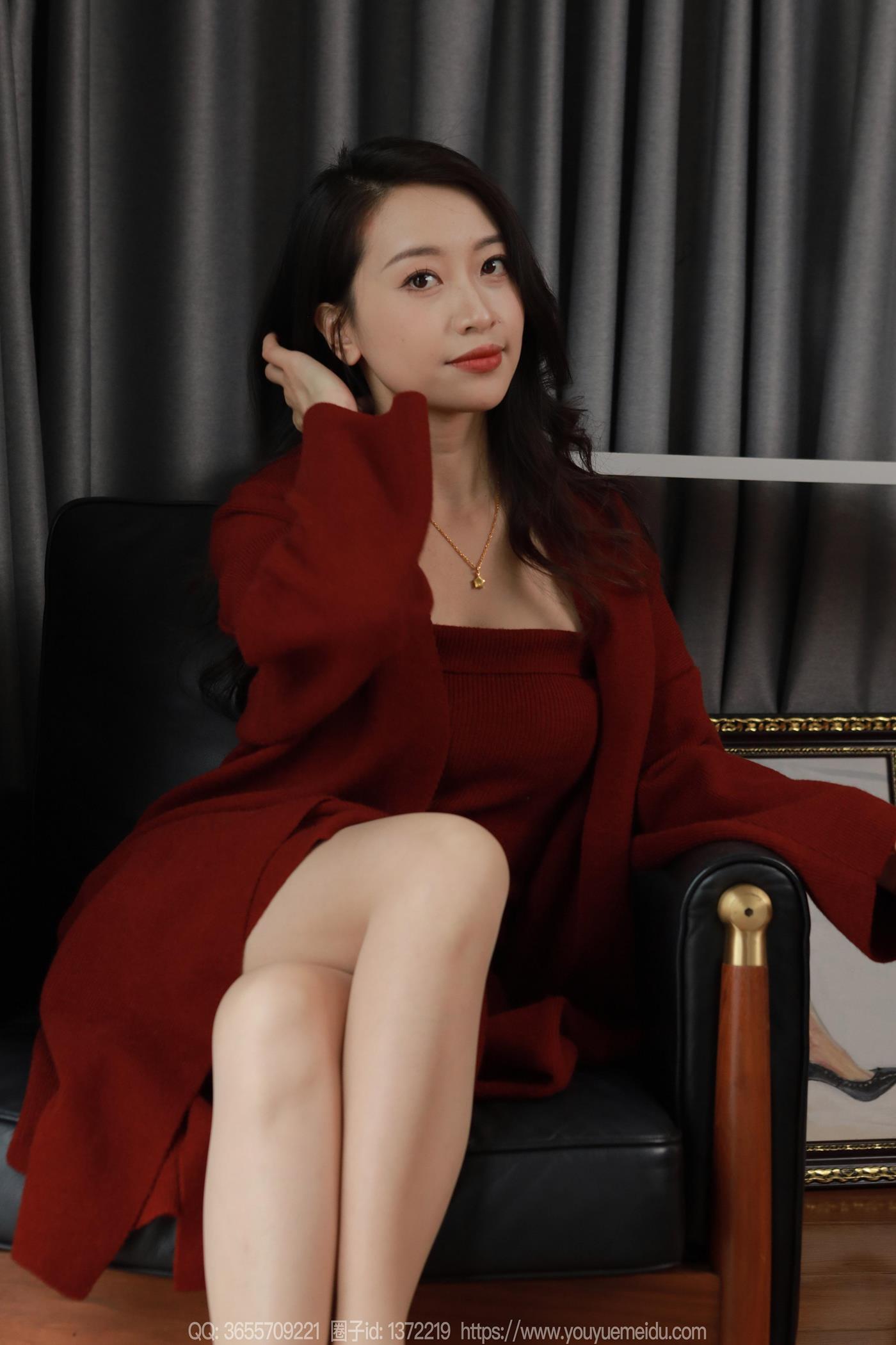 图片[7]-精选[IESS异思趣向] 2025.01.31 丝享家1965：小婕《红色针织裙（下）》[69P]-草丛看图