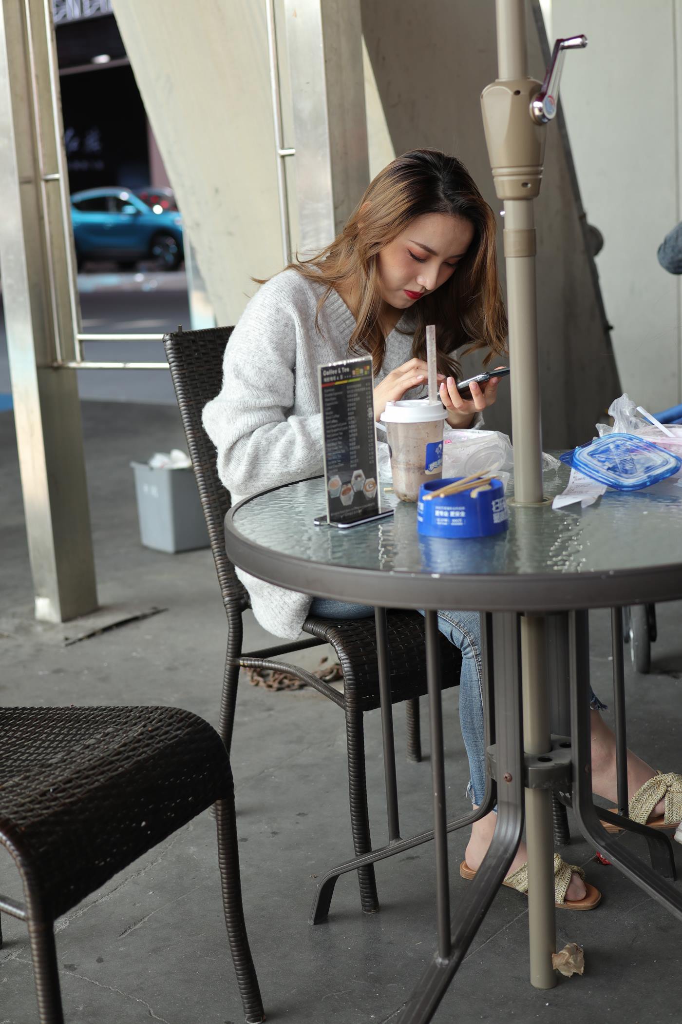 图片[8]-精选魔镜街拍 NO.058 搭讪午餐的裤里丝 [61P]-草丛看图