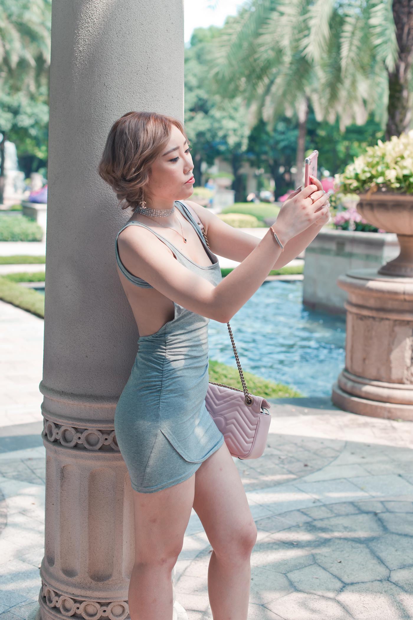 图片[4]-精选魔镜街拍 NO.074 御风街拍 丰硕的长腿包臀裙 [48P]-草丛看图