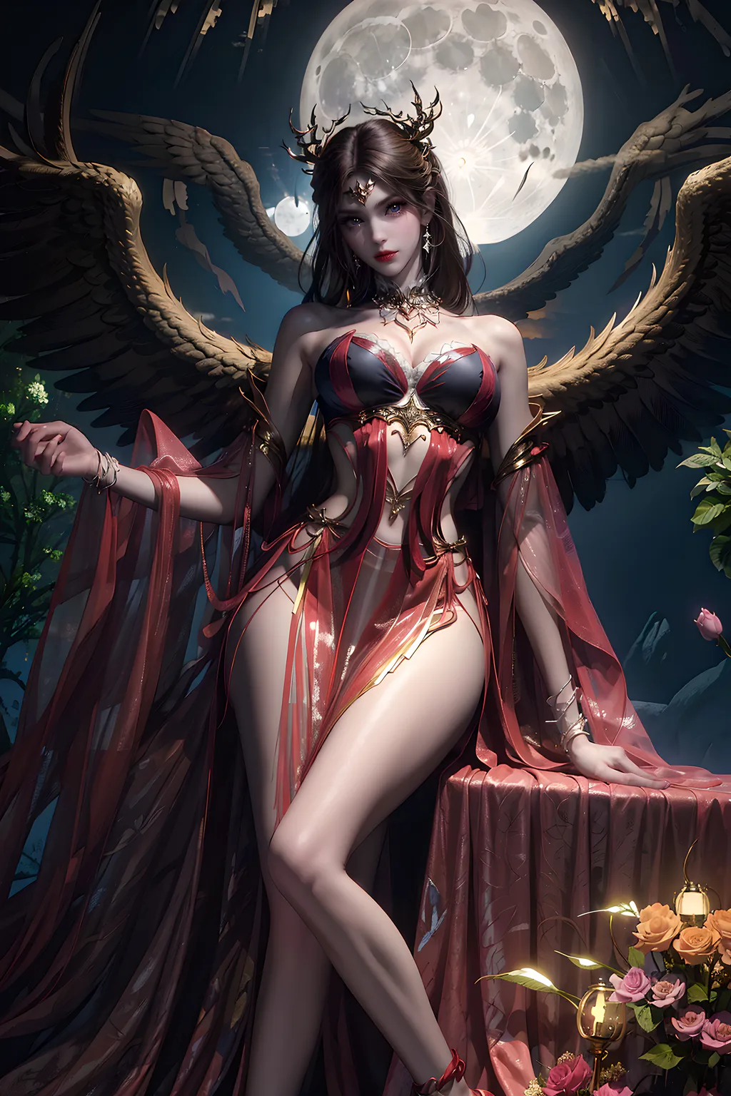 图片[4]-精选AI绘画 1049 斗罗大陆-千仞雪[30P]-草丛看图