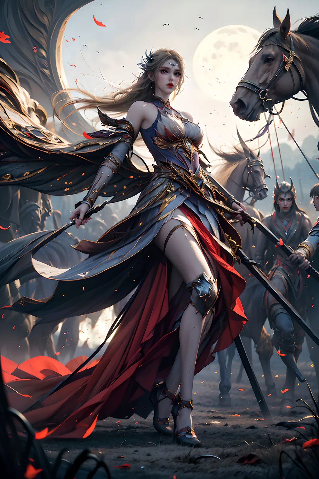 图片[6]-精选AI绘画 1049 斗罗大陆-千仞雪[30P]-草丛看图