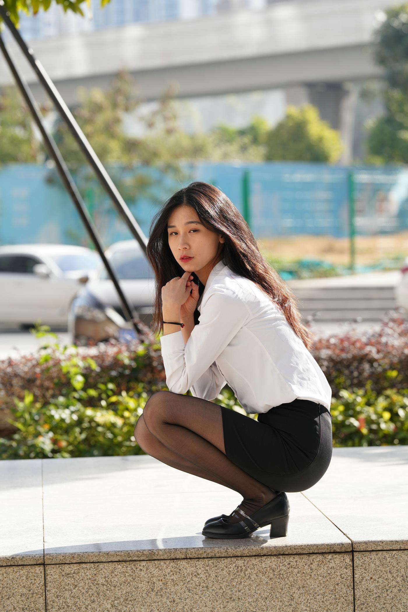 图片[3]-精选魔镜街拍 NO.135 街拍OL范黑丝美女 [64P]-草丛看图