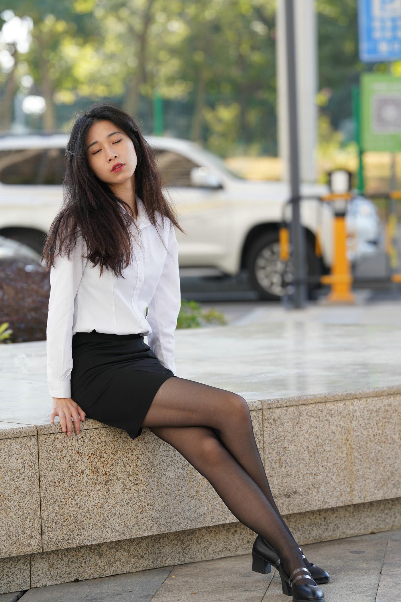 图片[6]-精选魔镜街拍 NO.135 街拍OL范黑丝美女 [64P]-草丛看图