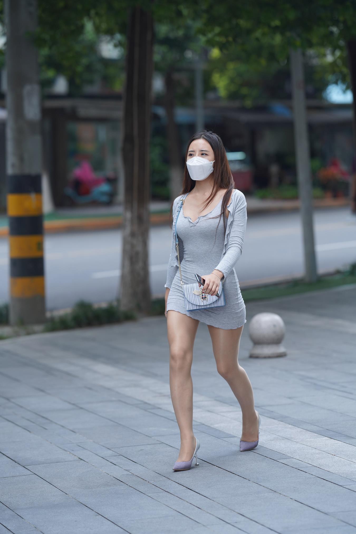 图片[3]-精选唯美街拍 NO.1216 牛男街拍 丰韵包臀裙美女（3）[84P]-草丛看图