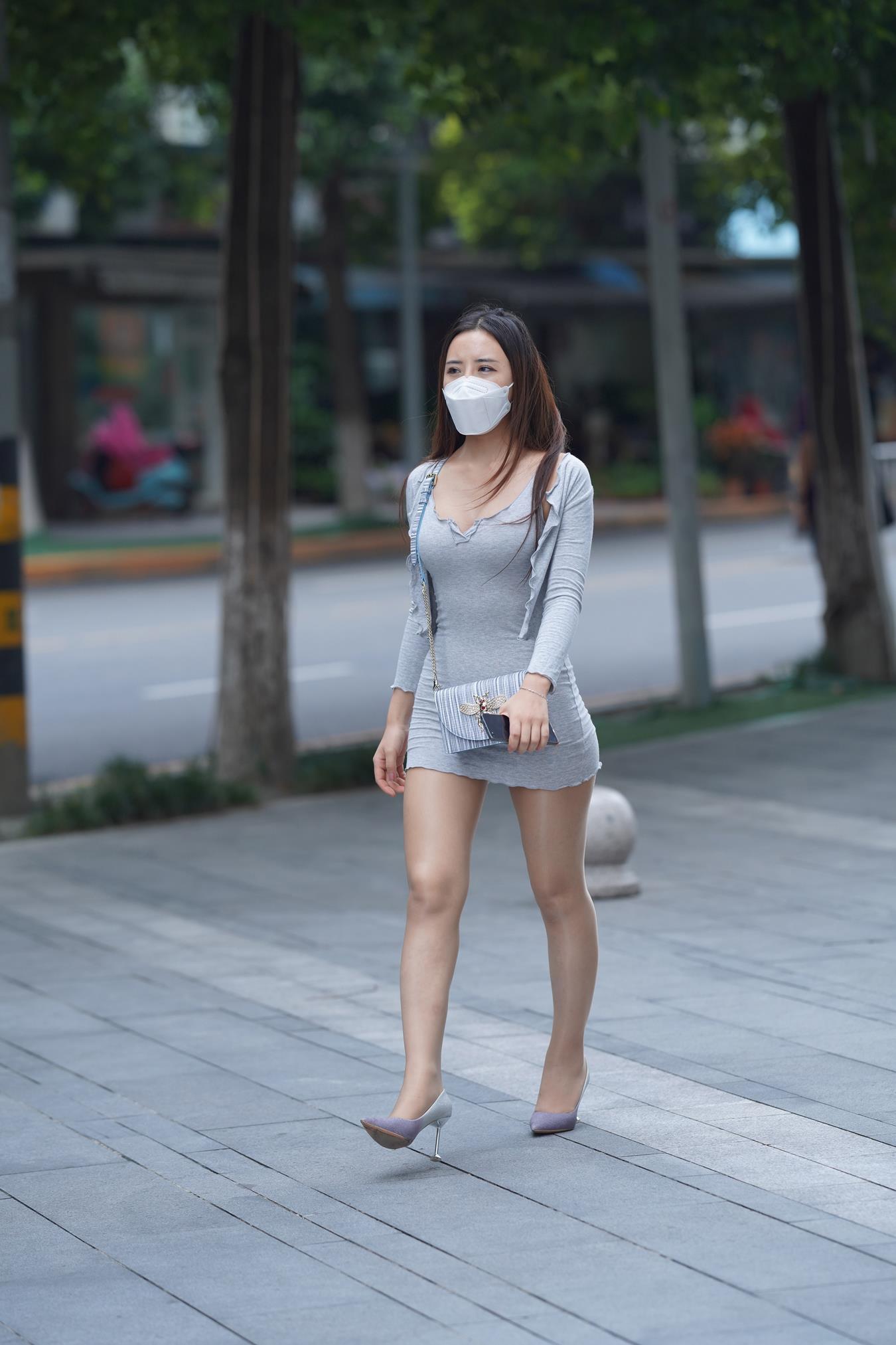 图片[4]-精选唯美街拍 NO.1216 牛男街拍 丰韵包臀裙美女（3）[84P]-草丛看图