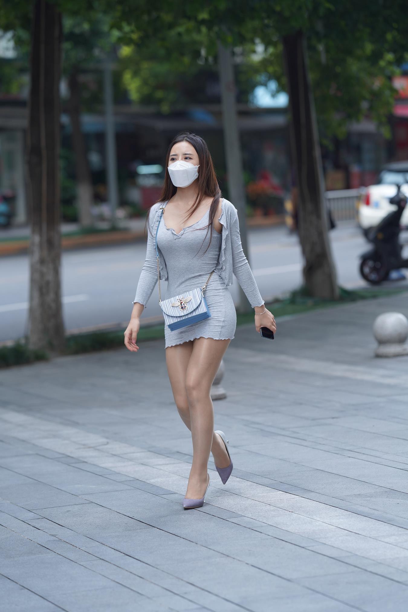 图片[5]-精选唯美街拍 NO.1216 牛男街拍 丰韵包臀裙美女（3）[84P]-草丛看图