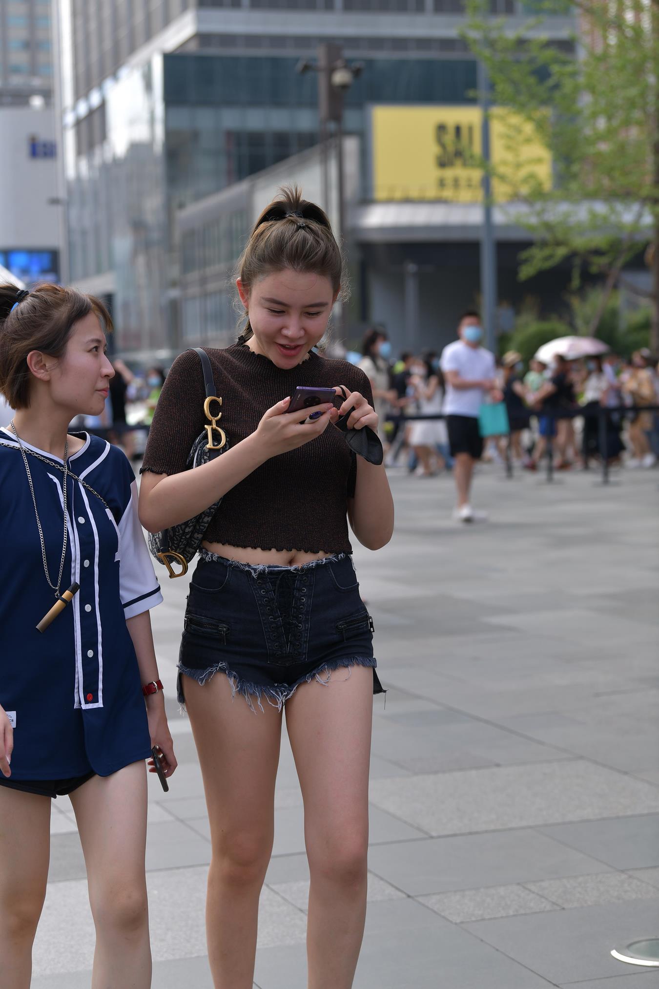 图片[7]-精选唯美街拍 NO.1281 视觉冲击街拍作品 – YY热裤[44P]-草丛看图