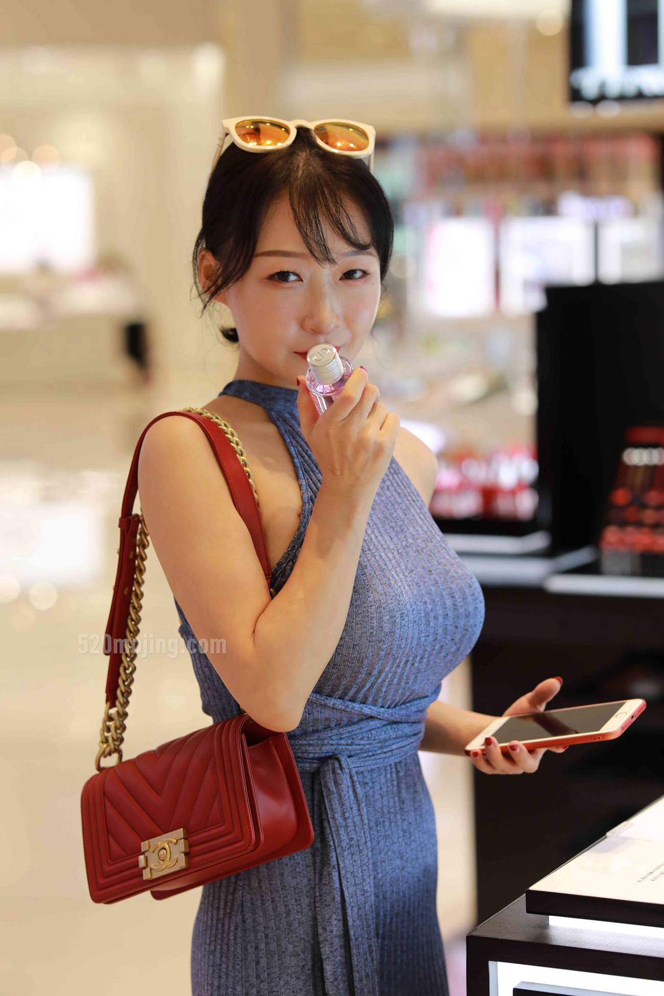 图片[3]-精选魔镜街拍 NO.005 灰色仅身长裙 [94P]-草丛看图