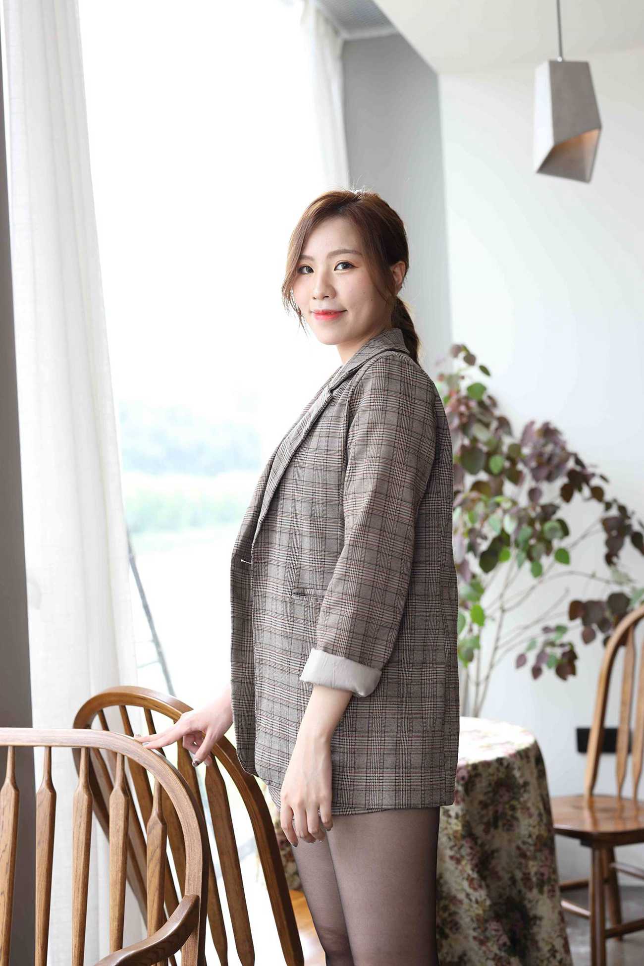 图片[5]-精选魔镜街拍 NO.002 嘿丝毛呢格子裙 [105P]-草丛看图