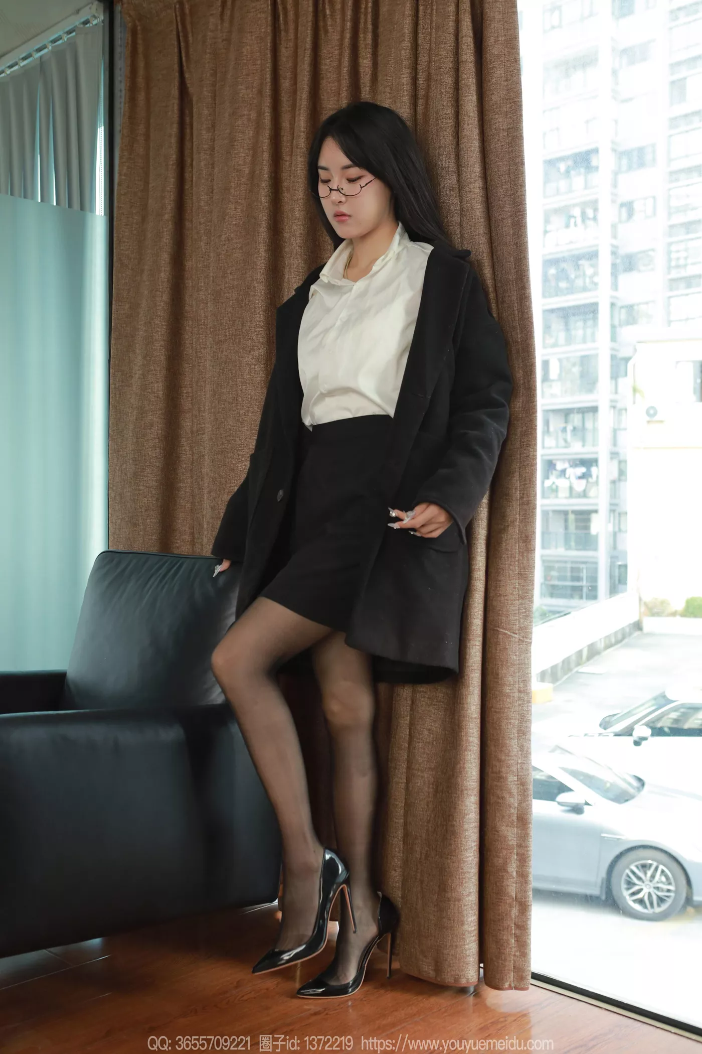 图片[7]-精选[IESS异思趣向] 2024.12.29 丝享家1936：小宝《黑色外套（下）》[66P]-草丛看图