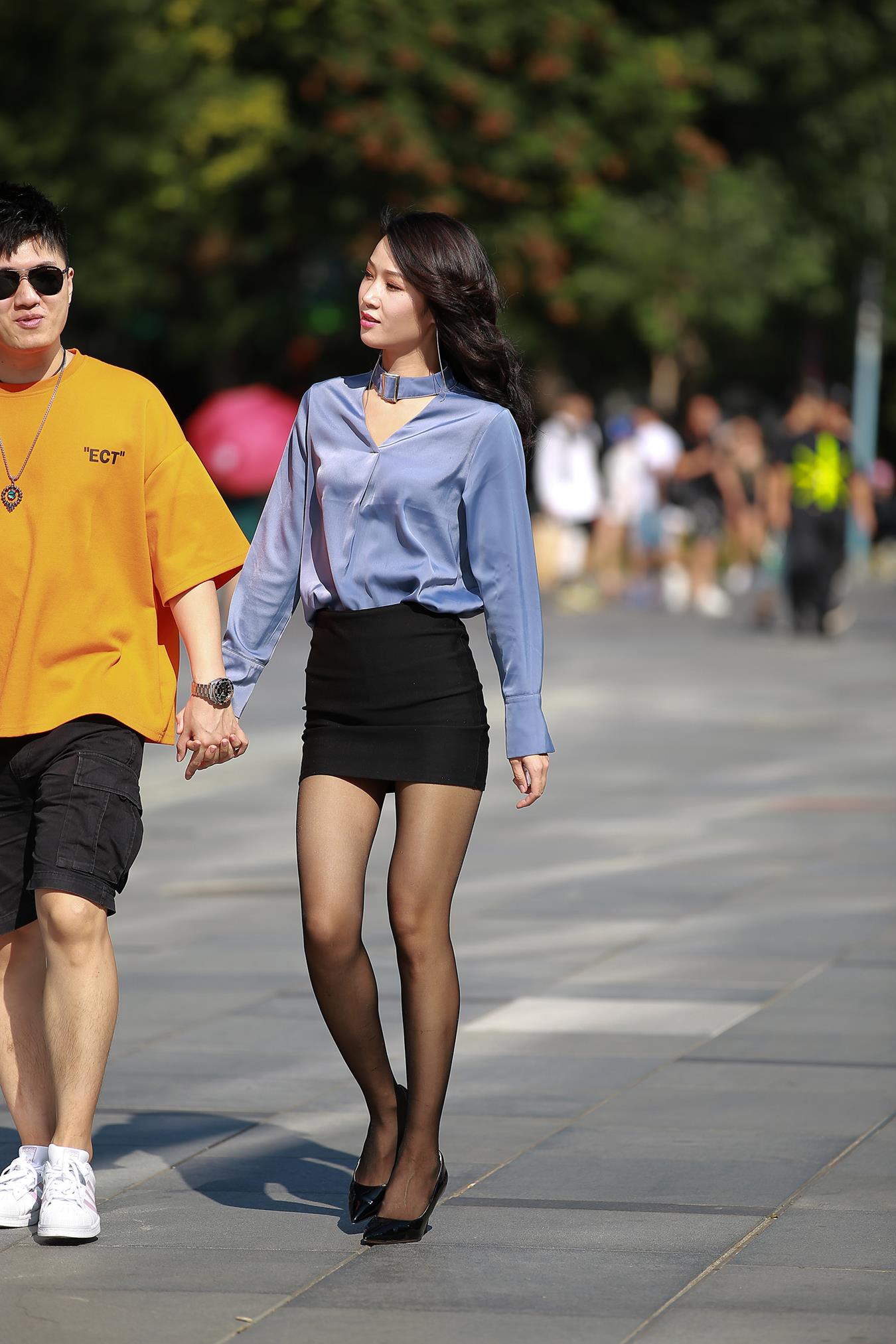 图片[7]-精选唯美街拍 NO.1252 四九城嘎子街拍作品 – 黑丝姓感女友[27P]-草丛看图