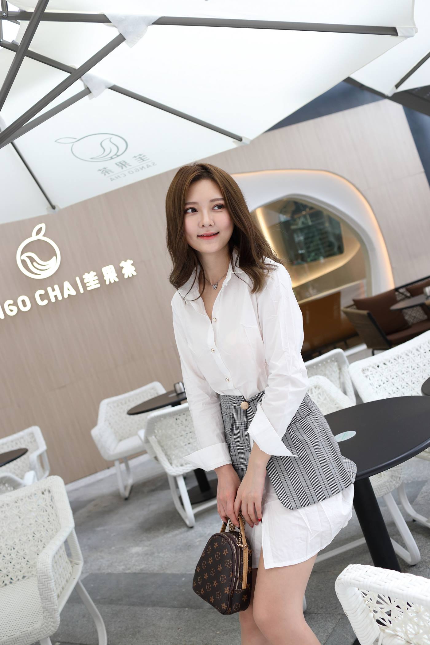 图片[8]-精选魔镜街拍 NO.016 连衣裙OL美女 [110P]-草丛看图