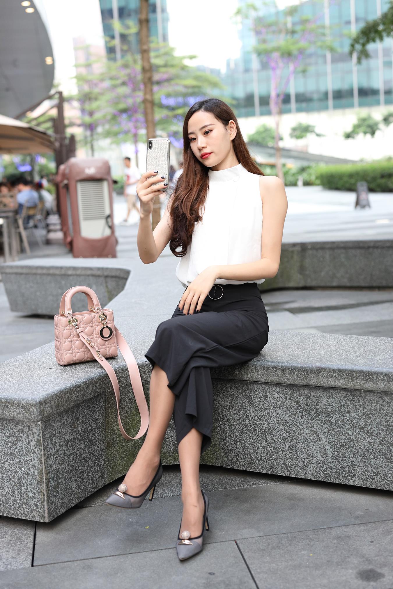 图片[1]-精选唯美街拍 NO.1285 辉辉模拍作品 赵公子的咖啡色丝袜[104P]-草丛看图