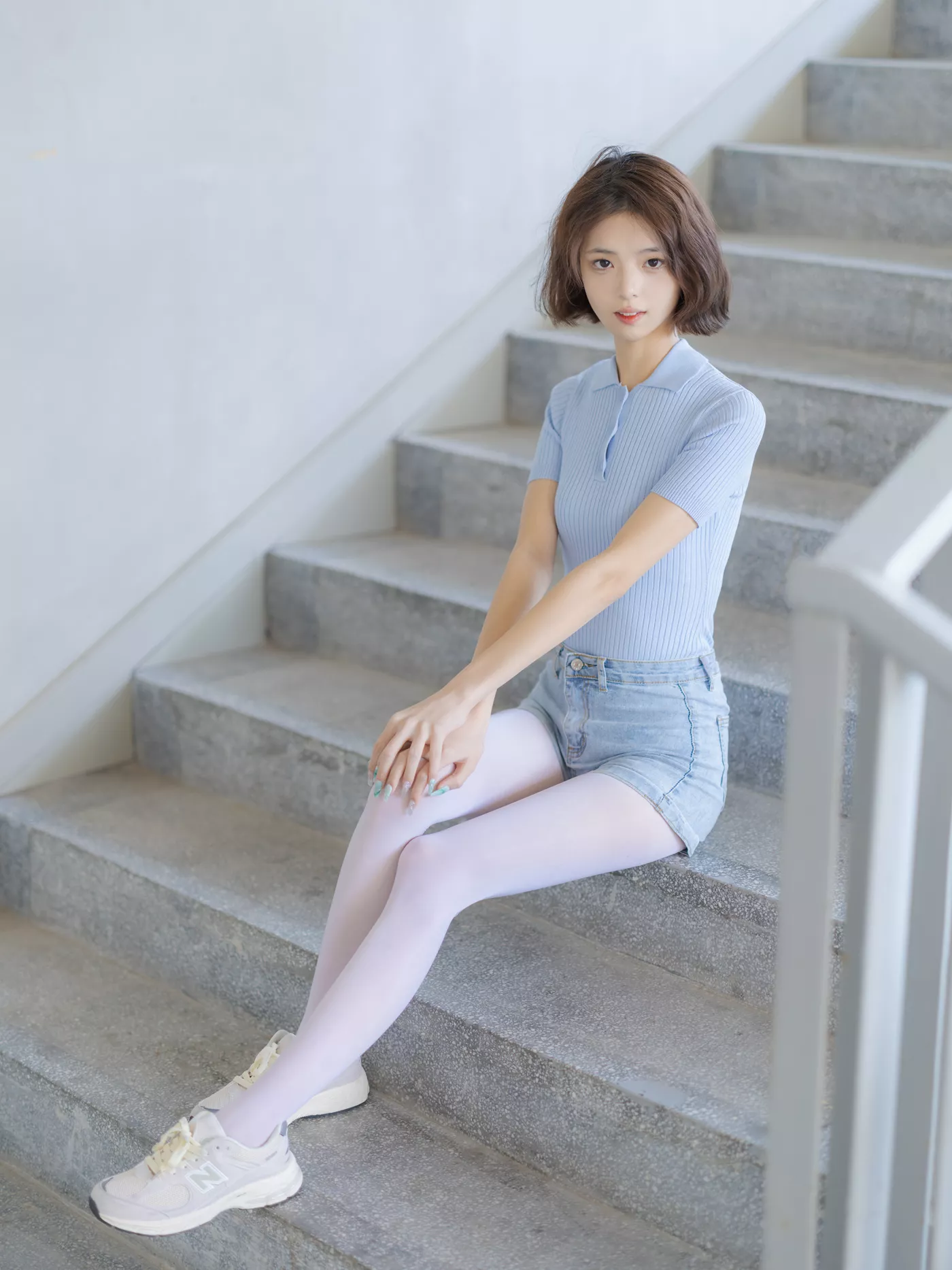 图片[2]-精选森萝财团写真 – 媛媛 试拍 15D超薄白丝[59P]-草丛看图