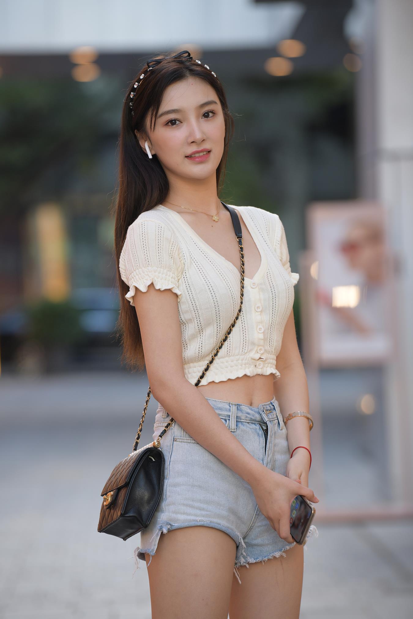 图片[2]-精选唯美街拍 NO.1243  魂魂街拍作品 – 清爽洁白的美女[124P]-草丛看图