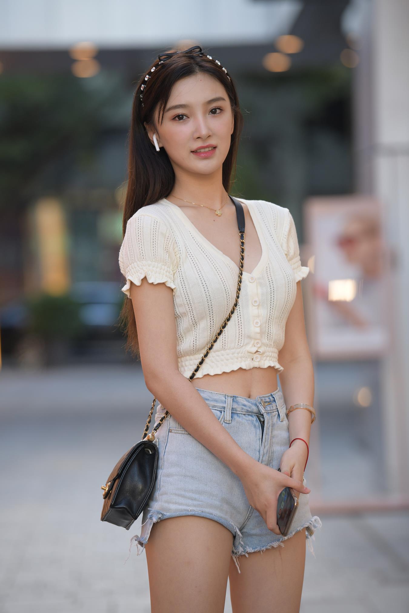 图片[4]-精选唯美街拍 NO.1243  魂魂街拍作品 – 清爽洁白的美女[124P]-草丛看图