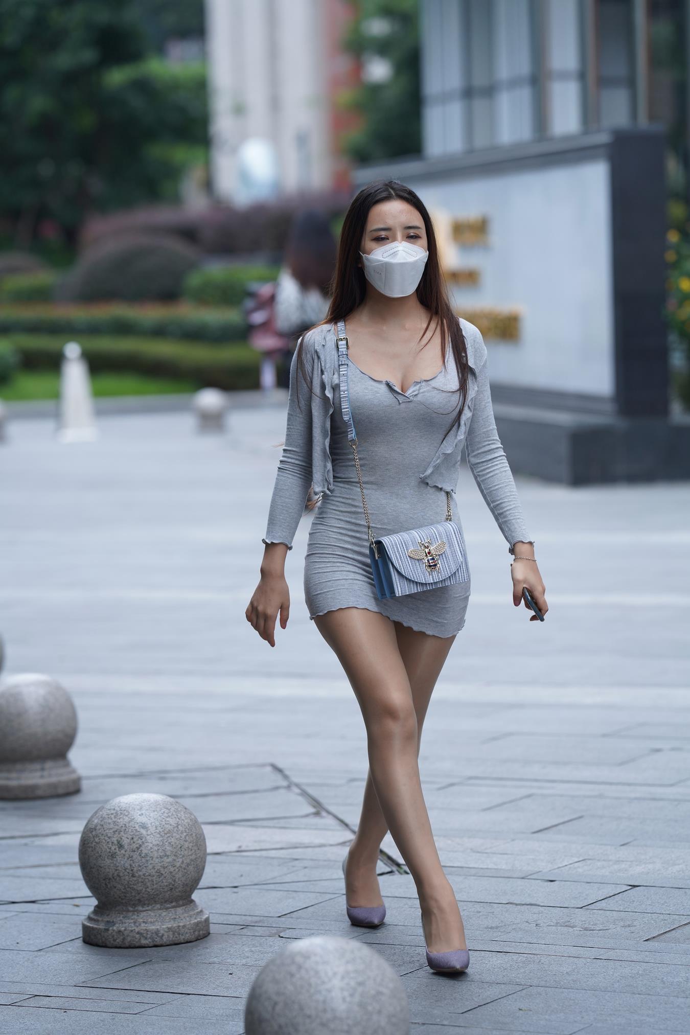 图片[6]-精选唯美街拍 NO.1216 牛男街拍 丰韵包臀裙美女（4）[84P]-草丛看图