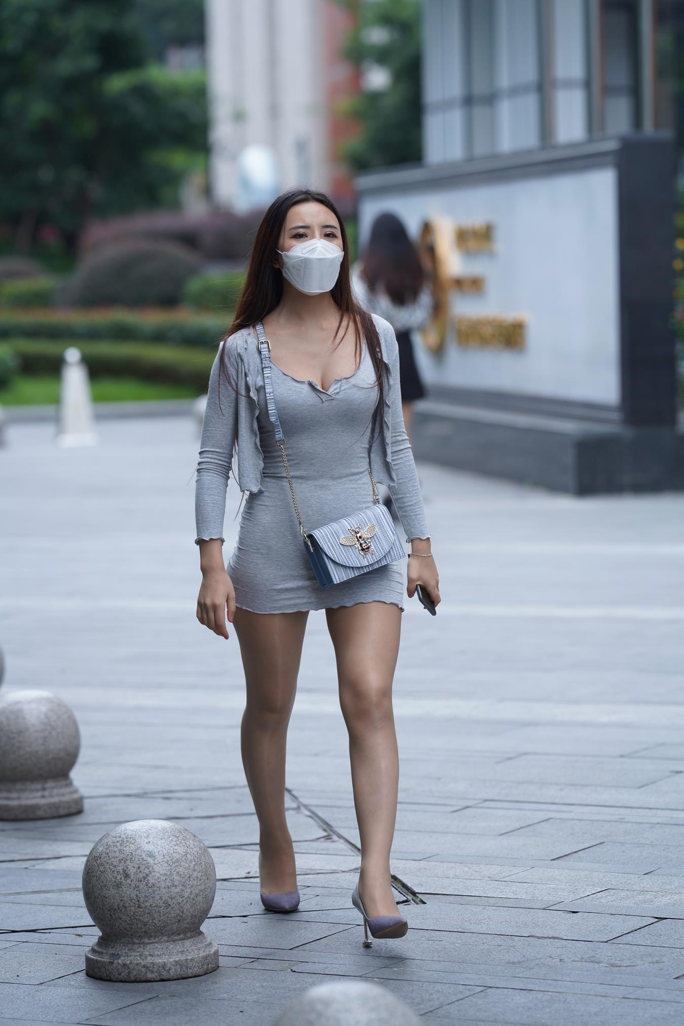 图片[8]-精选唯美街拍 NO.1216 牛男街拍 丰韵包臀裙美女（4）[84P]-草丛看图