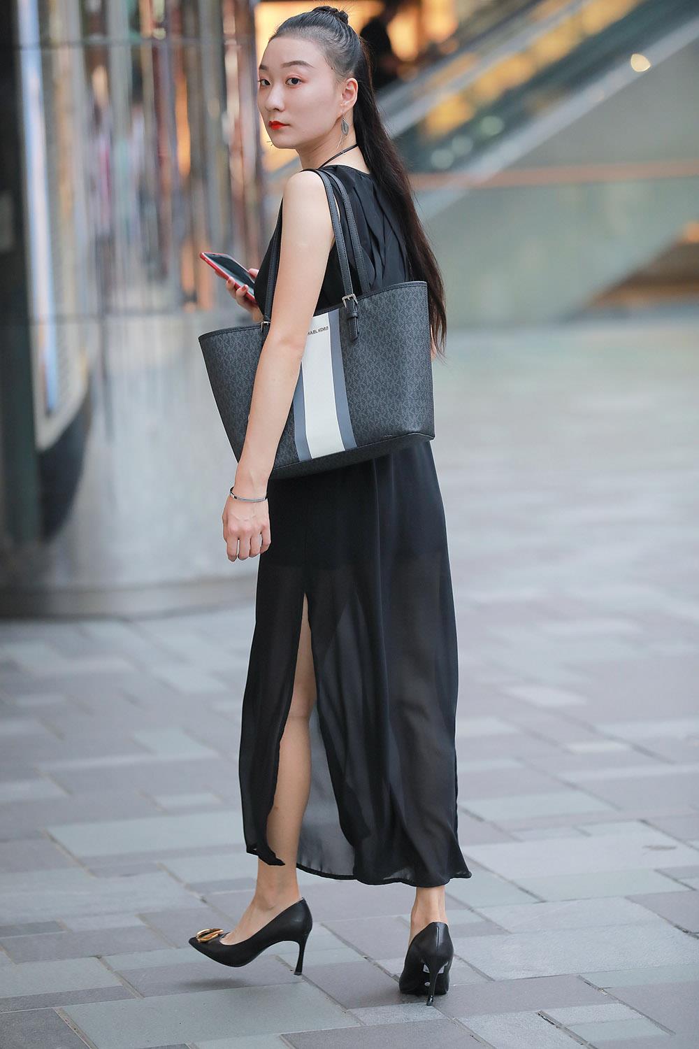 图片[5]-精选唯美街拍 NO.1210 – 黑丝裙公司白领[68P]-草丛看图