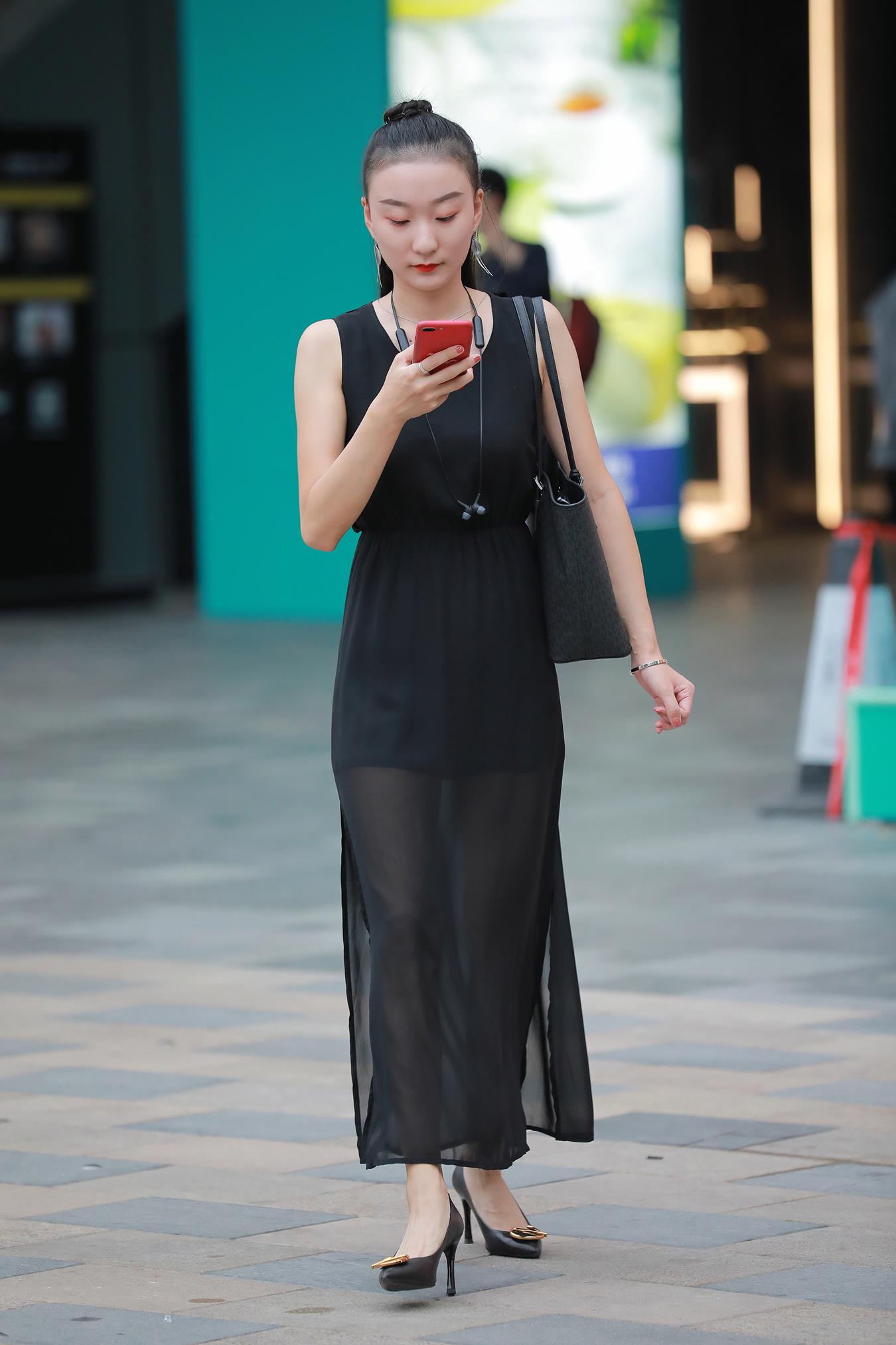 图片[6]-精选唯美街拍 NO.1210 – 黑丝裙公司白领[68P]-草丛看图