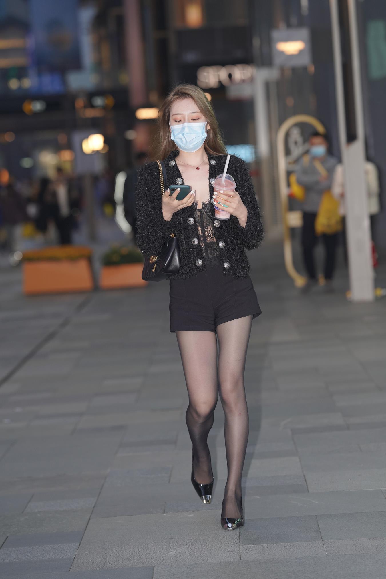 图片[3]-精选唯美街拍 NO.1170 气质黑丝美女 [43P]-草丛看图