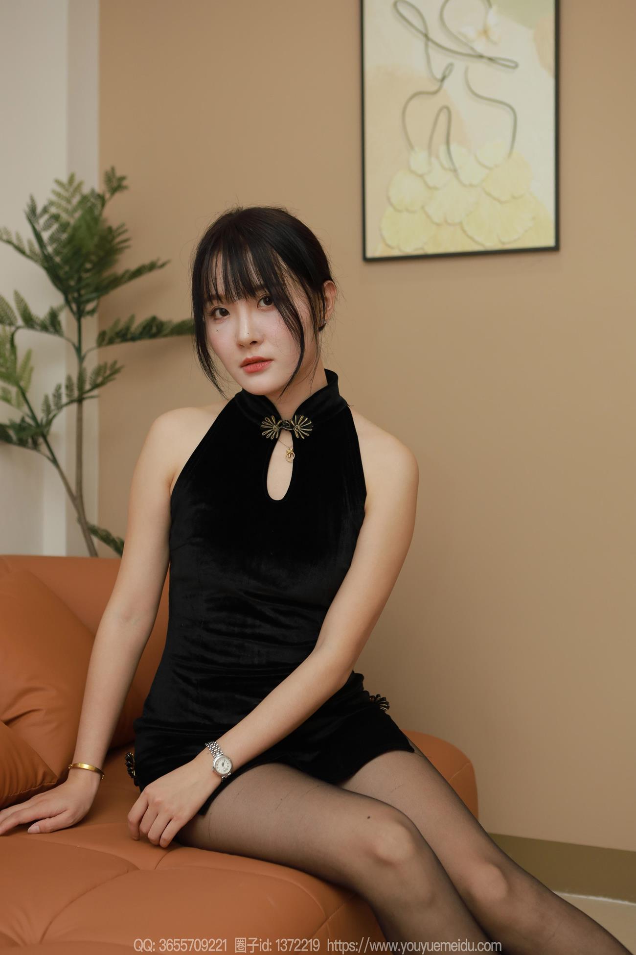 图片[4]-精选[IESS异思趣向] 2024.10.11 丝享家1869：婉萍《旗袍风情》[89P]-草丛看图