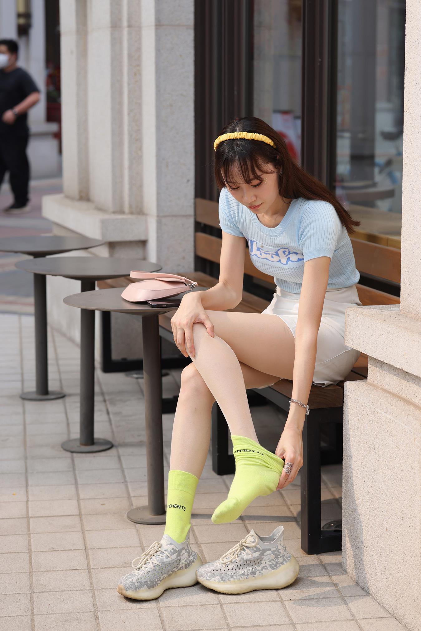 图片[5]-精选唯美街拍 NO.1205  运动鞋肉丝 (5) [91P]-草丛看图