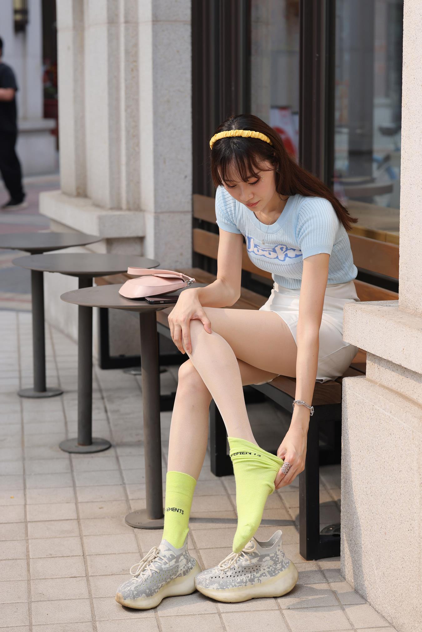 图片[6]-精选唯美街拍 NO.1205  运动鞋肉丝 (5) [91P]-草丛看图