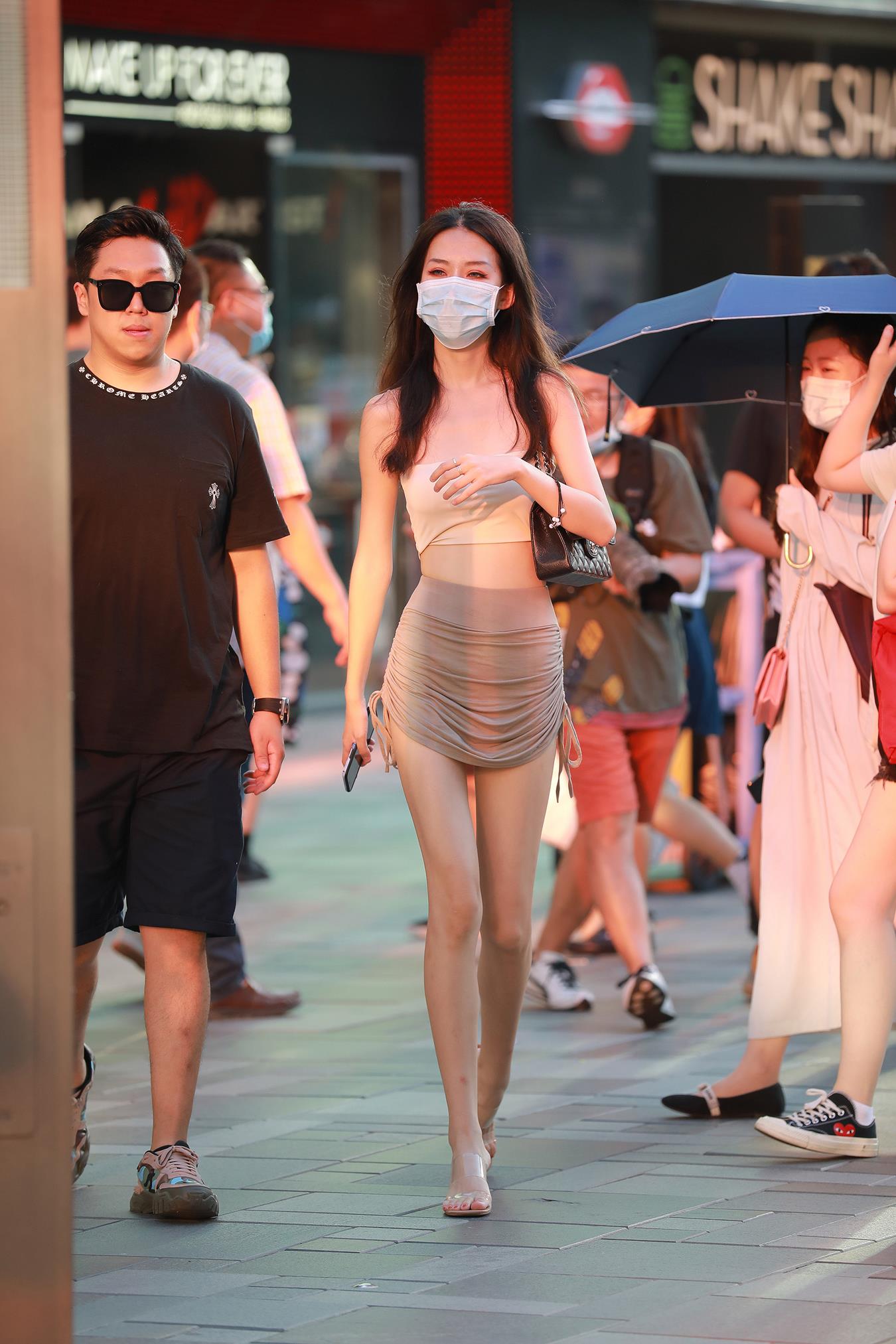 图片[3]-精选唯美街拍 NO.1189 – 隔壁班的美腿學姐 （2）[76P]-草丛看图