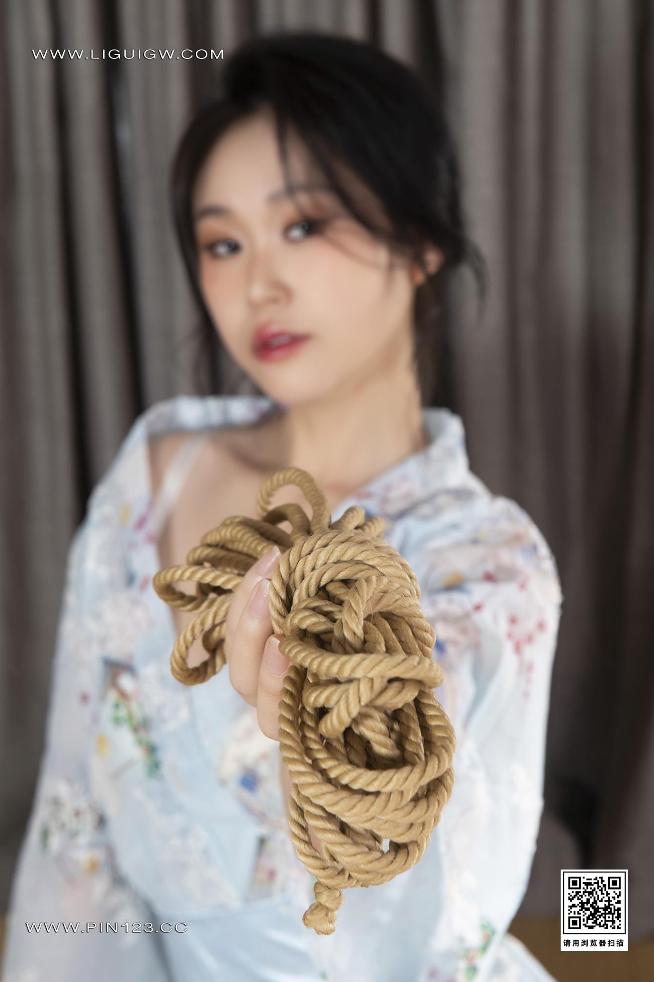 图片[5]-精选[Ligui丽柜] 2024.12.06《绳缚丽莲》尔尔 [42P]-草丛看图