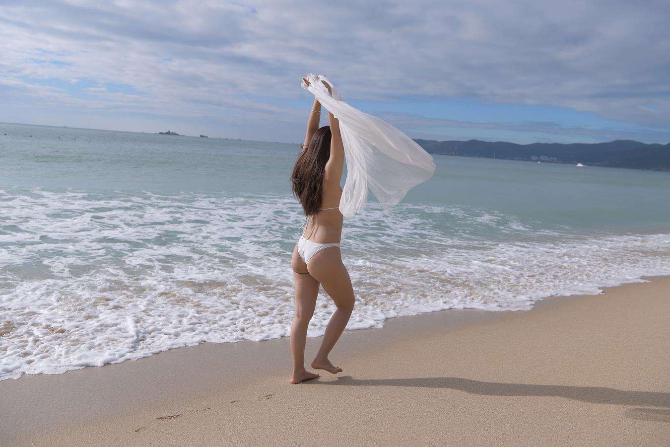 图片[8]-精选唯美街拍 NO.1199 白色彼基尼女孩 (7) [84P]-草丛看图