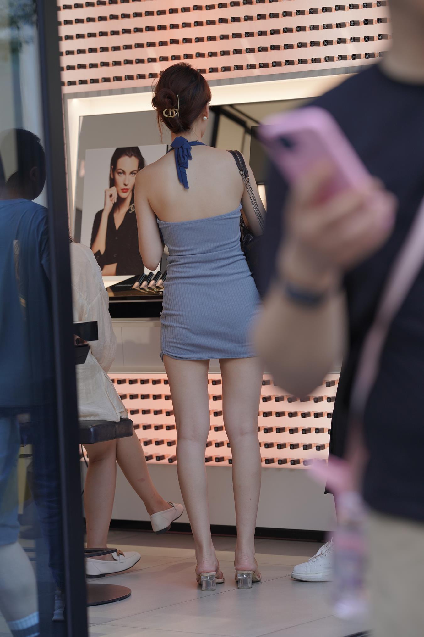 图片[2]-精选唯美街拍 NO.1171 连体包臀裙小解解 （1）[100P]-草丛看图