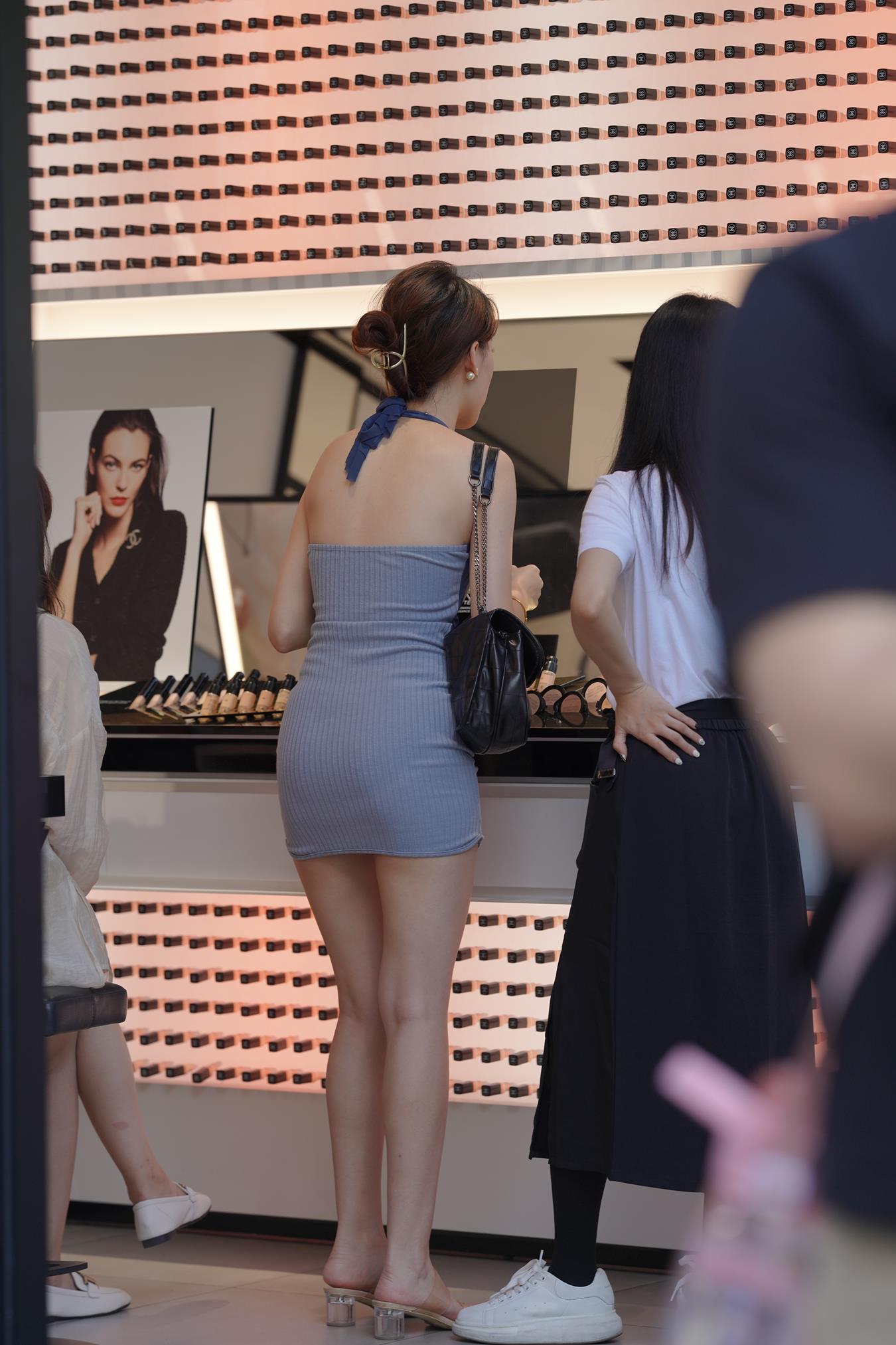 图片[4]-精选唯美街拍 NO.1171 连体包臀裙小解解 （1）[100P]-草丛看图